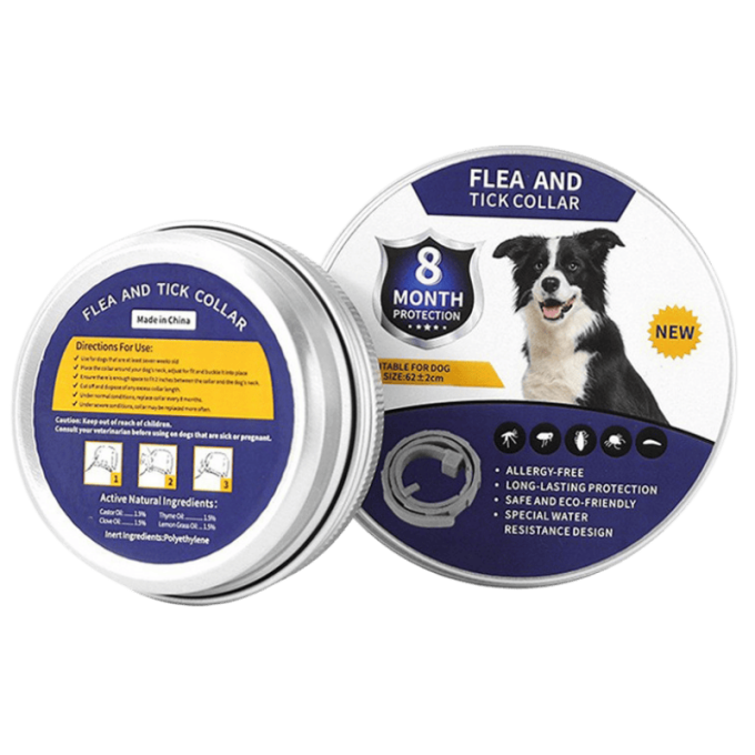 Adjustable Flea and Tick Collar for Dogs & Cats